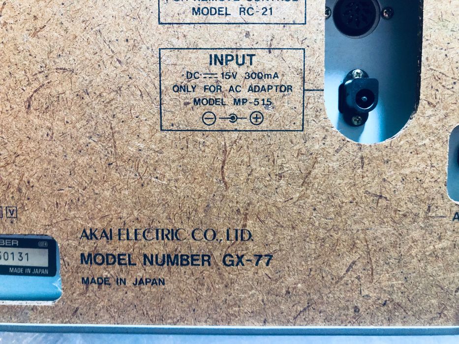 Magnetofon Akai GX 77