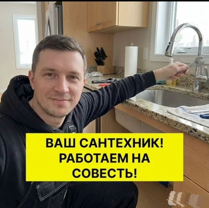 Сантехник, слесарь, замена труб.