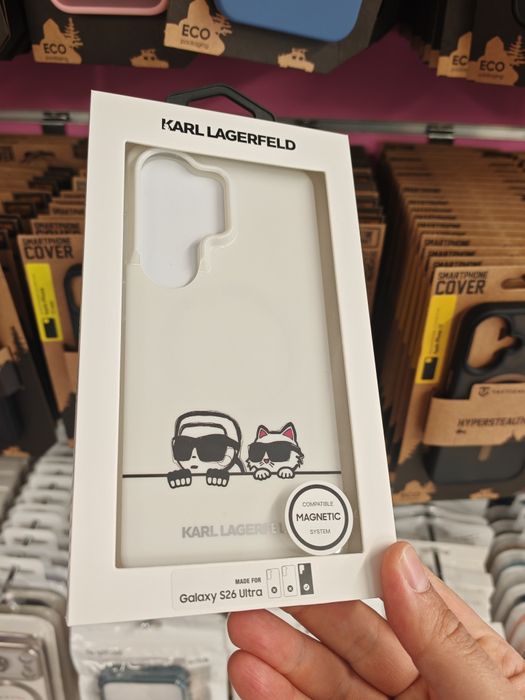 Samsung Galaxy S26 Ultra , S26 луксозен гръб Karl Lagerfeld
