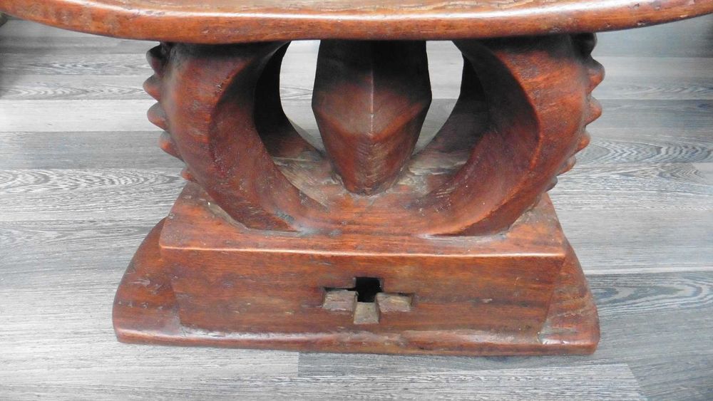 obiect vechi african scaun ashanti