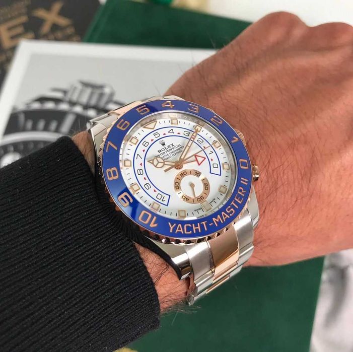 Rolex yacht-master 2 двуцветен 44mm