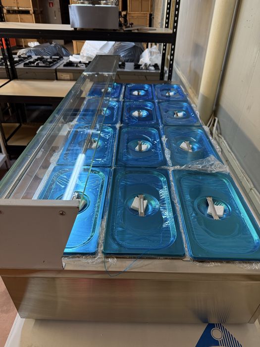 Vitrina calda  bain marin profesionala