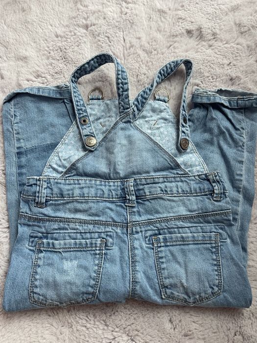 Дънкен гащеризон и дънки за момиче на Next