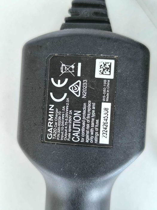 Зарядно Garmin ТА20