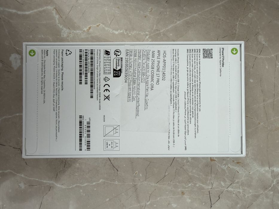 iphone 17 pro max 256gb