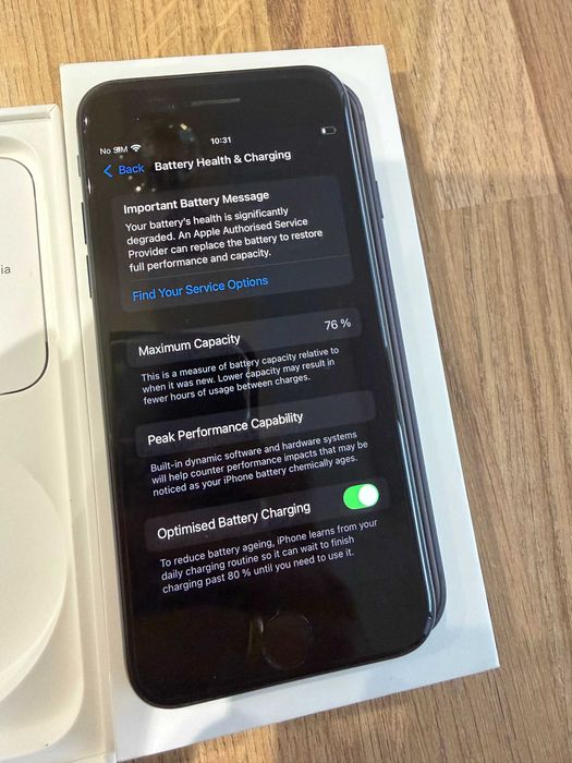 iPhone SE (2022), 64GB, Midnight