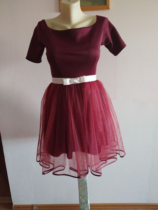 Rochie de seară bordo