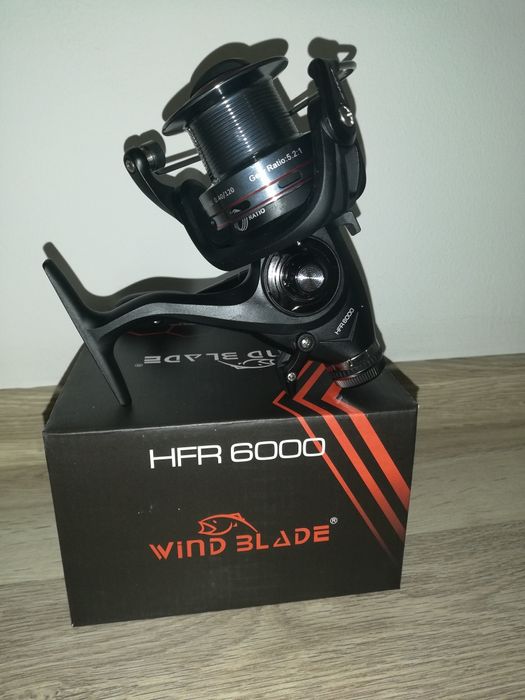 Set 4 Mulinete WindBlade HFR 6000 cu BaitRunner 10+1 Rulmenti