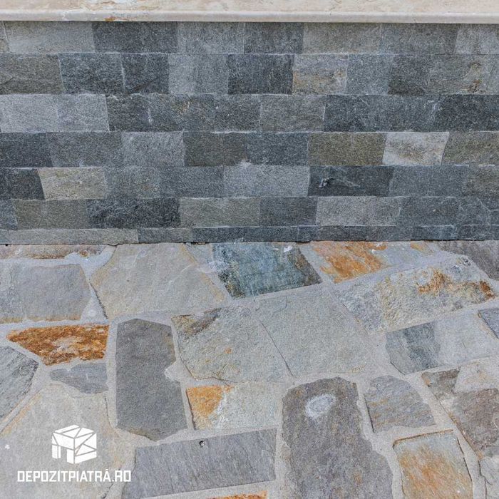 piatra naturala poligonala sparta taiata alba decor