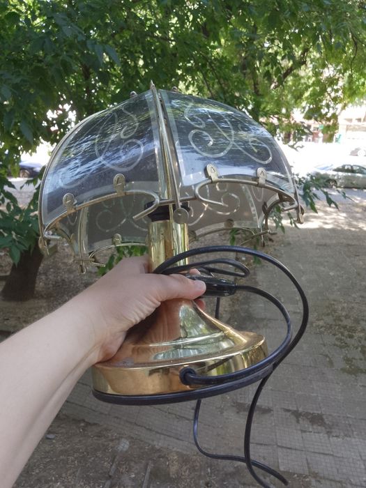 Ретро лампи стъкло и метал