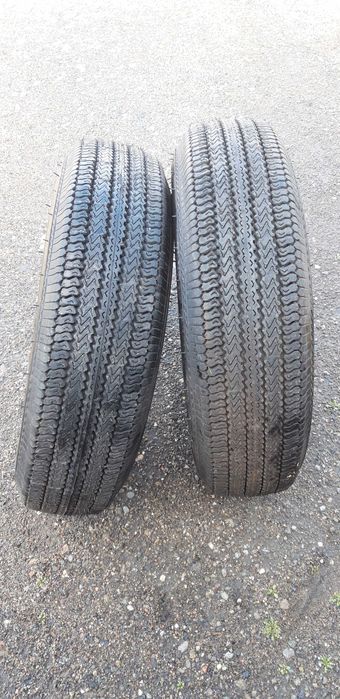 Продам две шины с камерой СССР 155/87-13.