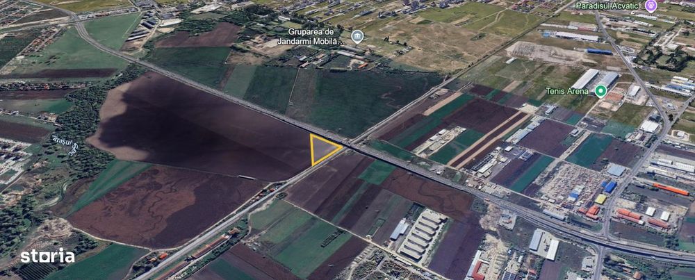 Teren intravilan Brasov 10280mp rezidential sau mica industrie