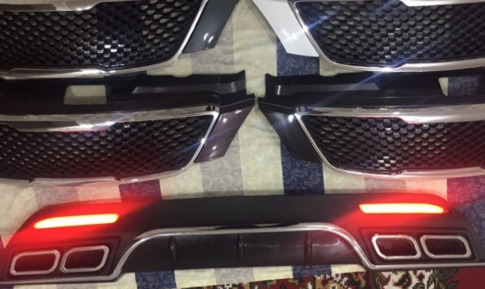 Спарк юпка юбка дефузор на бампер задний.