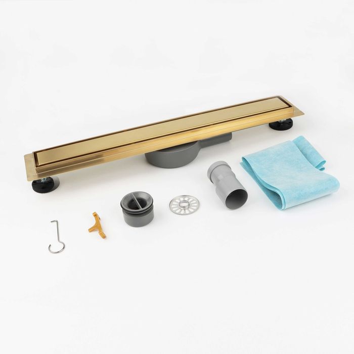 Линеен подов сифон за баня - Злато