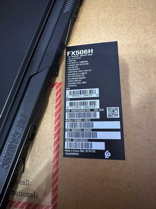 ASUS игровой ноут мощный