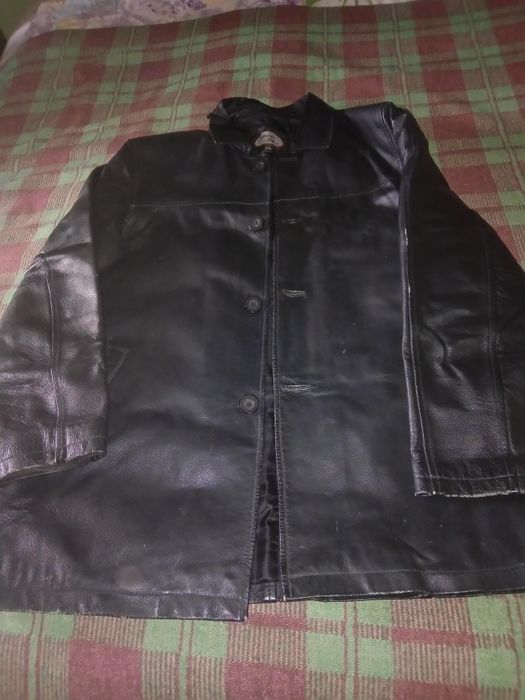 Кожаный пиджак куртка