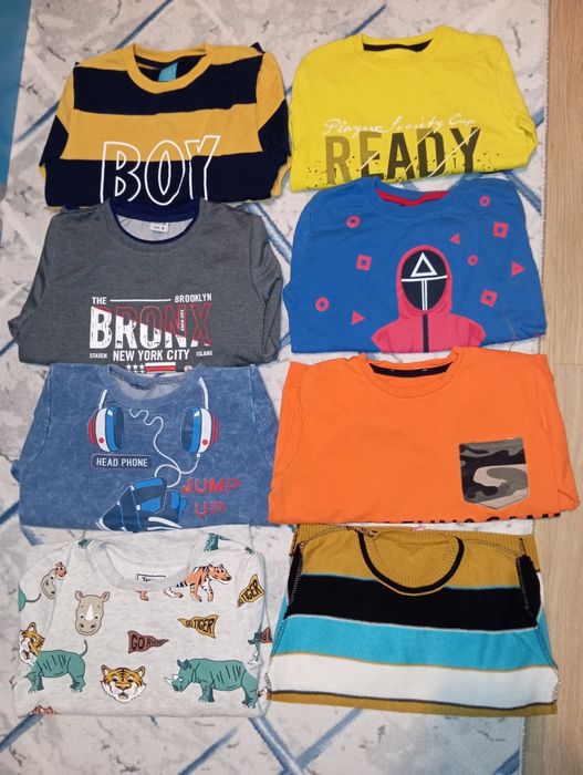 Lot mare de hăinuțe pe băiat,mărimea 110/116