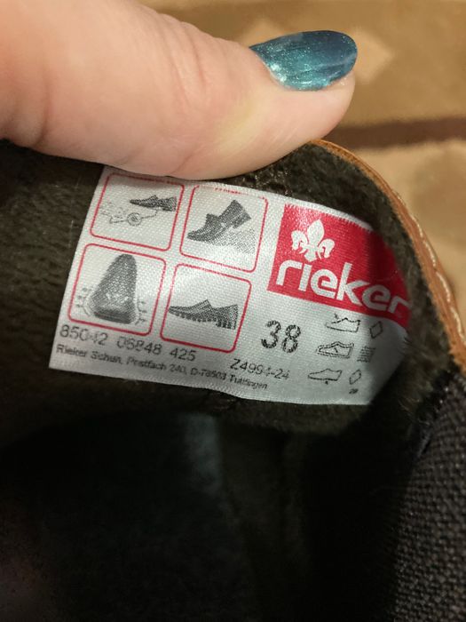Ghete dama Riekers mărimea 38
