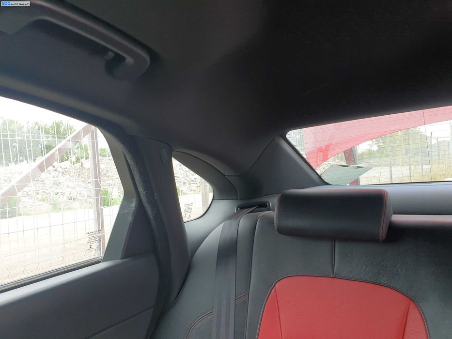 Plafon Tapiterie Tavan Negru Textil Plafoniera cu Stalpi Fata Mijloc Spate Manere si Parasolare Jaguar XF X260 2015 - 2020 [K6139] [K6140] [K6141]