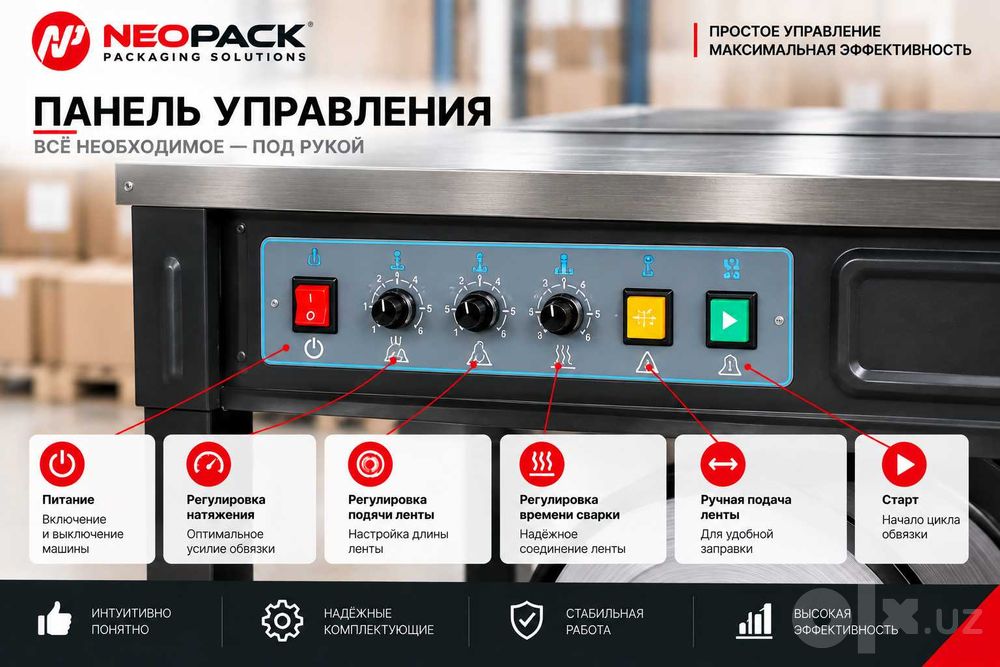 Полуавто. стреппинг машина/Упаковочный столик/ Обмотка ПП лентой