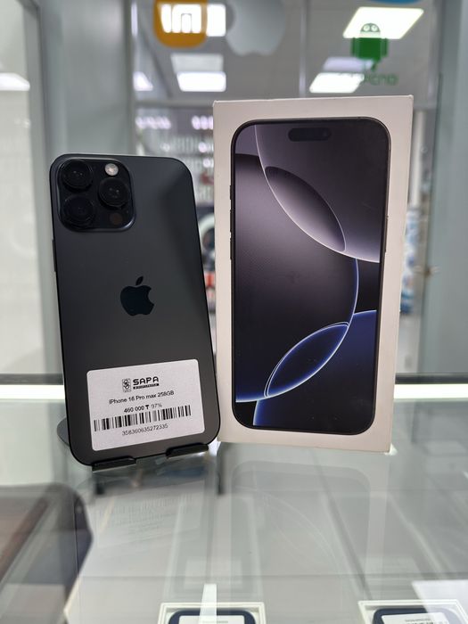 iphone 16 pro max black 256 r r
