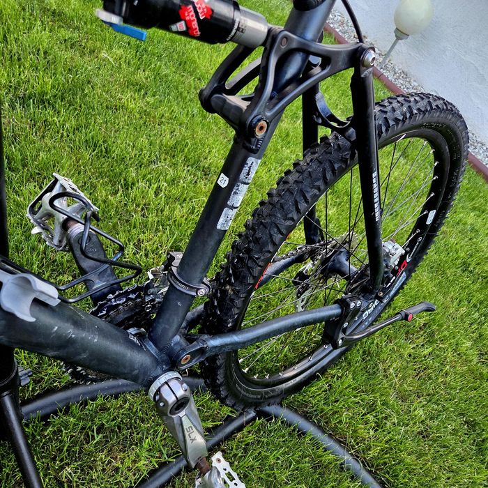 Bicicleta MTB FullSuspensie~frane disc hidraulice~XT Deore~Furca Rock AER~Halowtech SLX