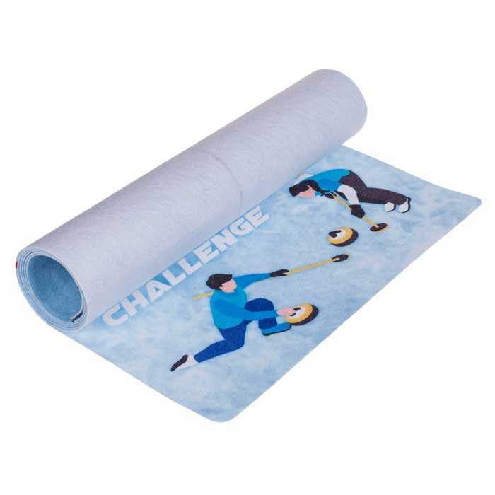 Игра на кърлинг със стъклени шотове