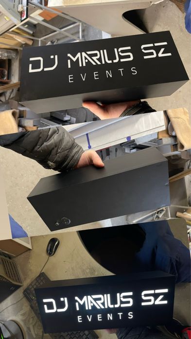 Realizez casete si reclame luminoase la comanda