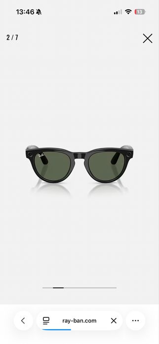 RayBan Meta Gen2 Headliner Shiny Black Chameleon