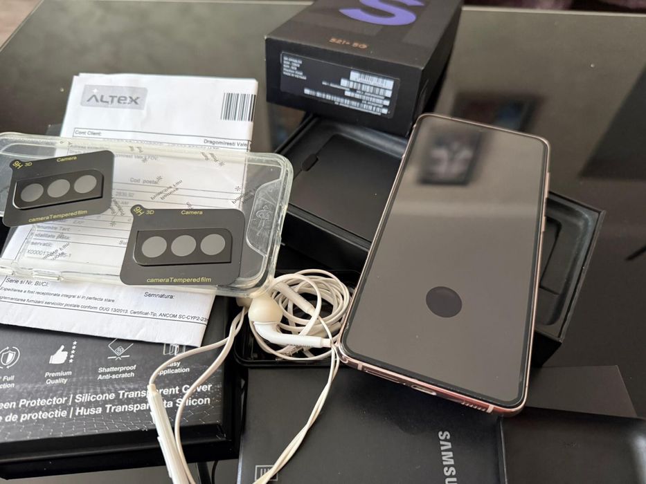 Samsung S21 Plus Phantom Violet gold - ca unul nou