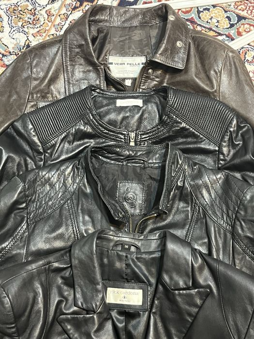 Куртки кожаные женские