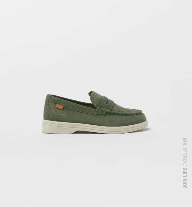 Детские Лоферы из замша Zara