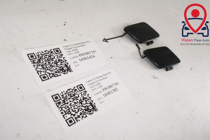 Ауди А4 / Audi A4 B9 8W0807241 Оригинален капак за теглене на предна б