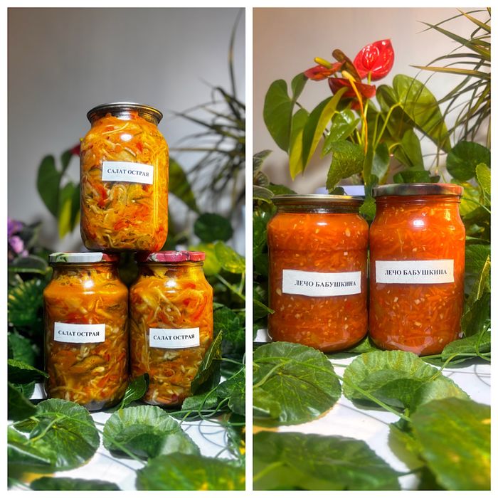 Лечо домашные салаты натуральные