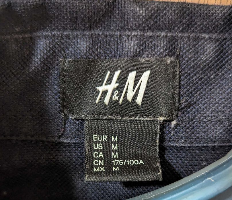 Черная мужская рубашка H&М