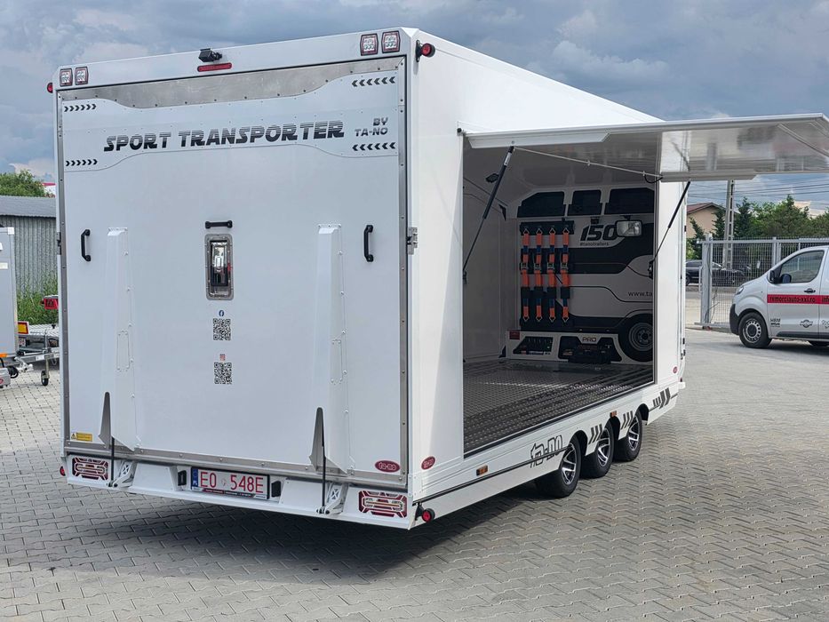 Remorca transport auto 6M inchisa TA-NO SPORT TRANSPORTER 60 PREMIUM