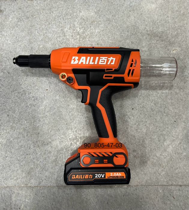 Заклепочник аккумуляторный клипатель 20v