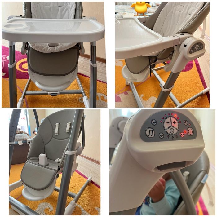 Продам детский столик с трансформации в качели. 2в1