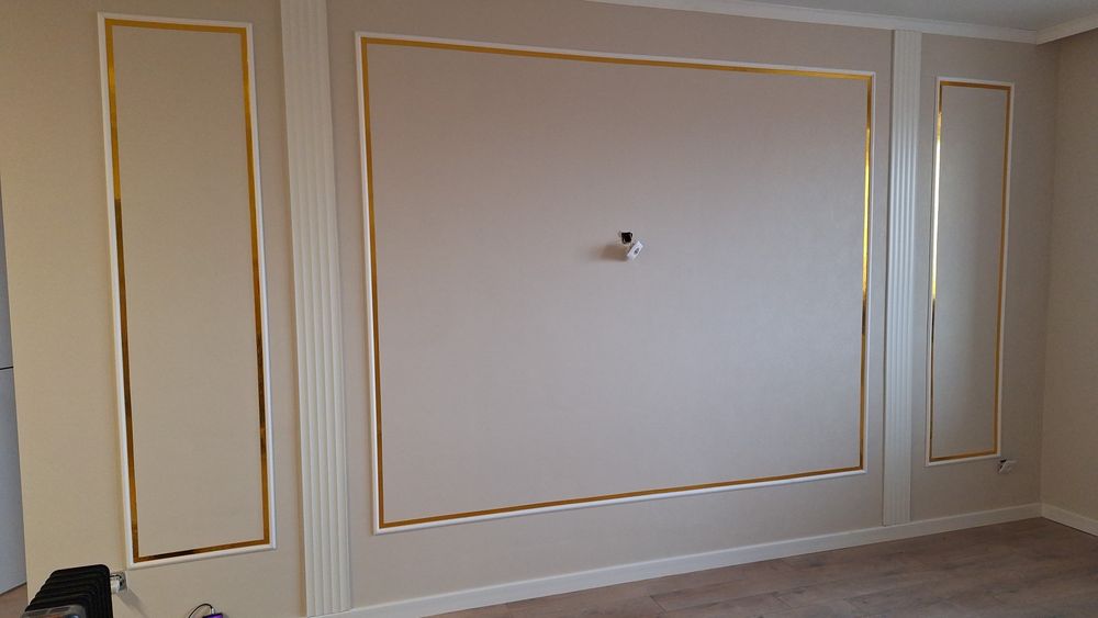 Отделочные работы поклейка,вытяжка