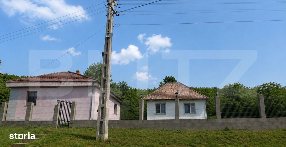Casa de vanzare, 120 mp, teren 4700 mp, zona Sanmihaiu de Campie