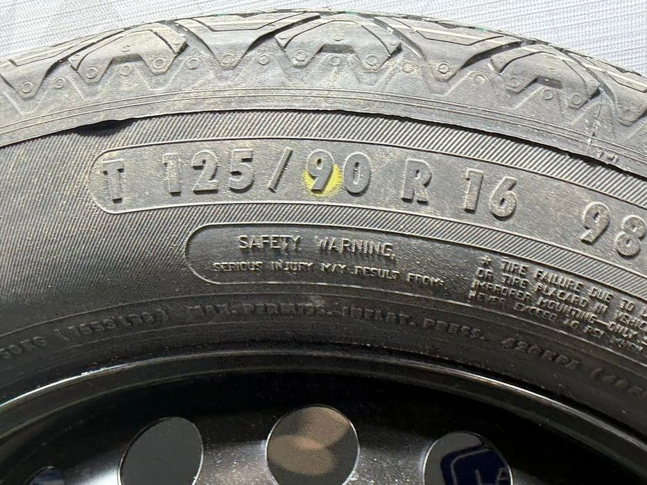 ROATĂ REZERVĂ MERCEDES 5x112 R16 / BENZ A180 CDI BlueEFFICIENCY W176 2015 / HATCHBACK 2012-2018 T125 / 90 98M