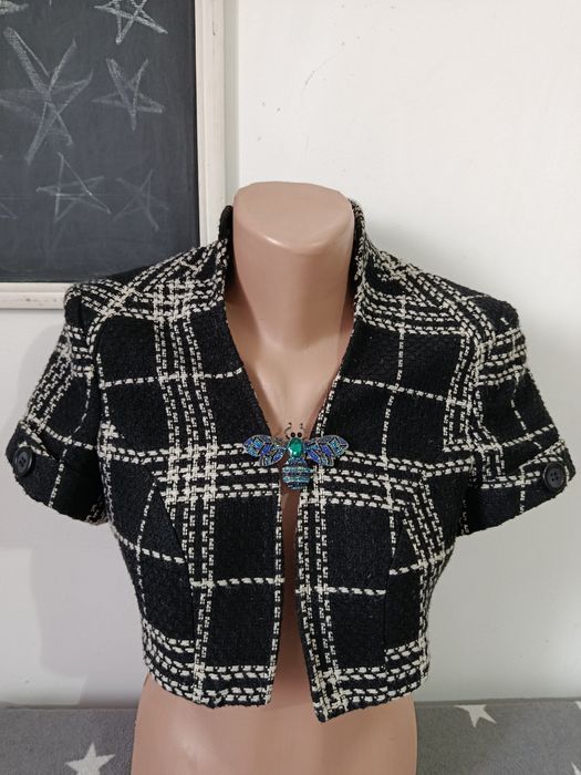 Vesta groasa bolero office eleganta lana mărimea 38 M Silver Creek