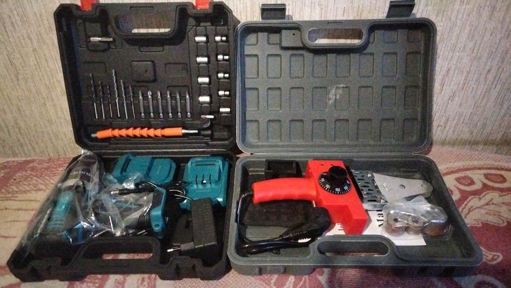 Продам шуруповёрт и паяльник для пластиковых труб