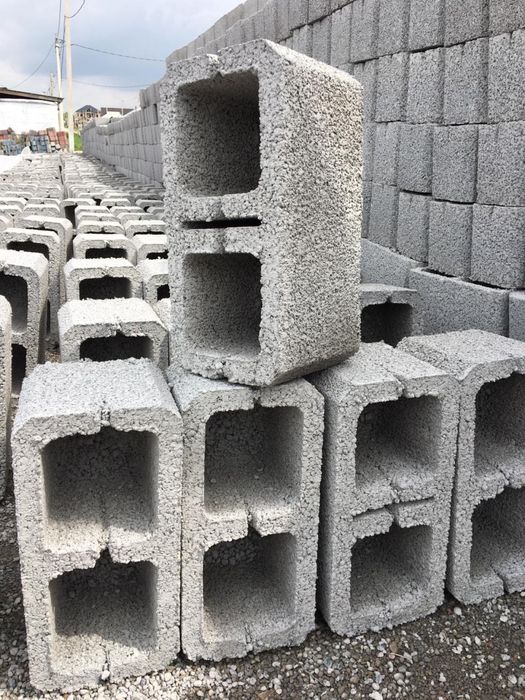 Шлакоблоки Пескоблоки Рваные блоки