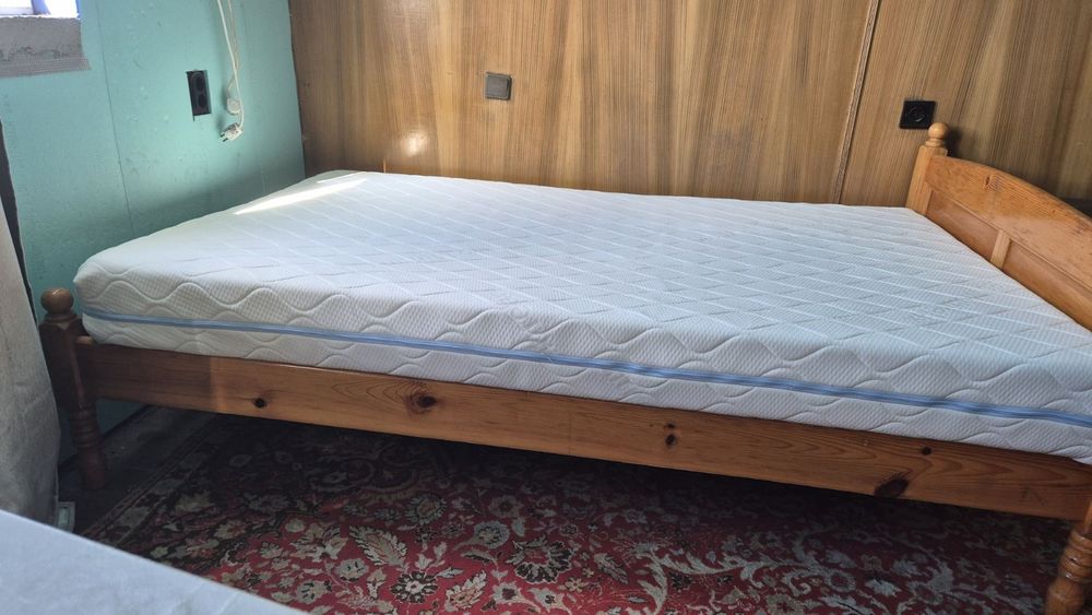 Легло масив с матрак 120/200