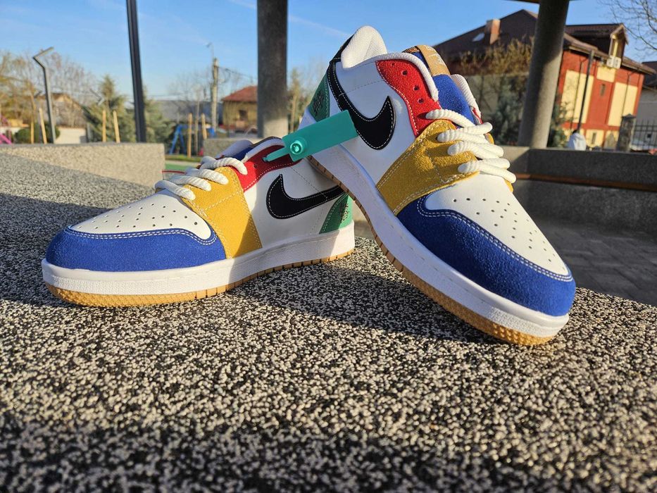 Nike Air Jordan 1 Low WMNS White/Yellow