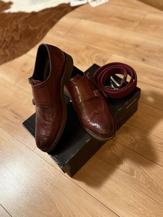Pantofi Bigotti nr. 43 si curea la culoare