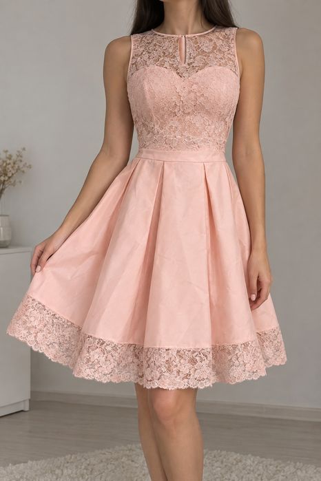 Rochie elegantă roz