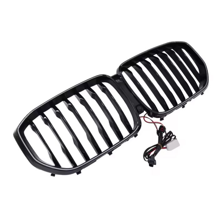 Set grile led G05 iluminate luminata Negre BMW G05 X5 grila nari duble