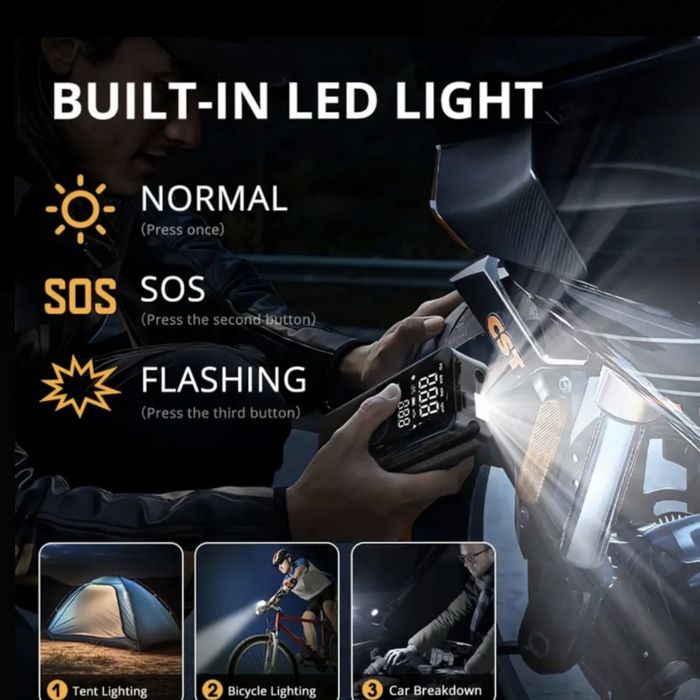 Преносим компресор CarSun – идеалният помощник за всяка ситуация